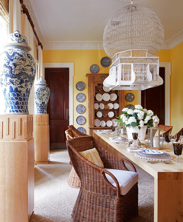 Palm Beach home interior design by Marshall Watson and Reid Deane Ganes