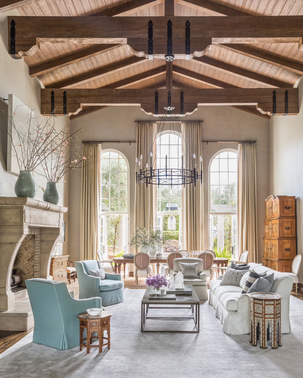 Rancho Santa Fe home interior design by Marshall Watson Interiors