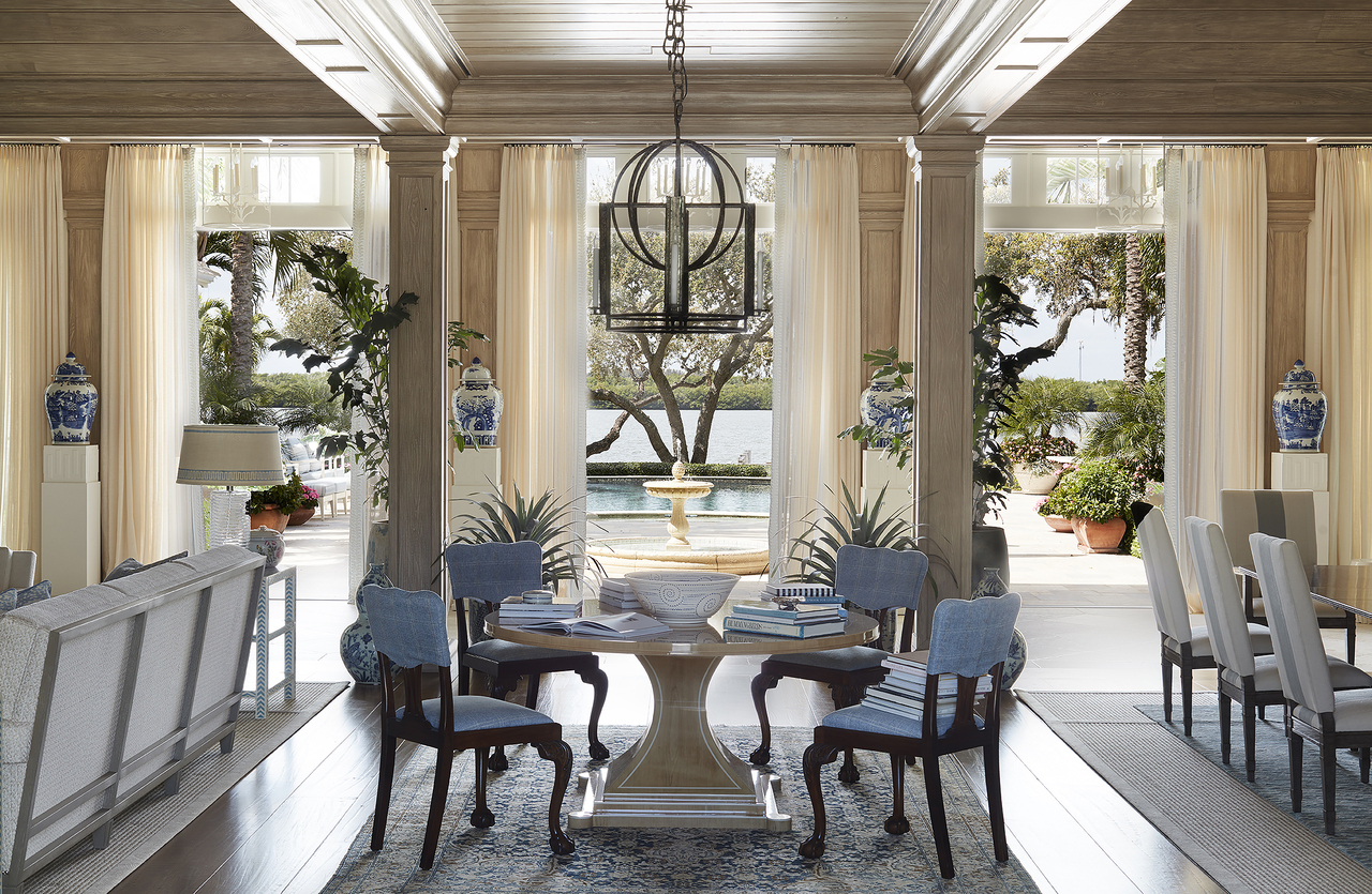Vero Beach home interior design by Marshall Watson and Reid Deane Ganes